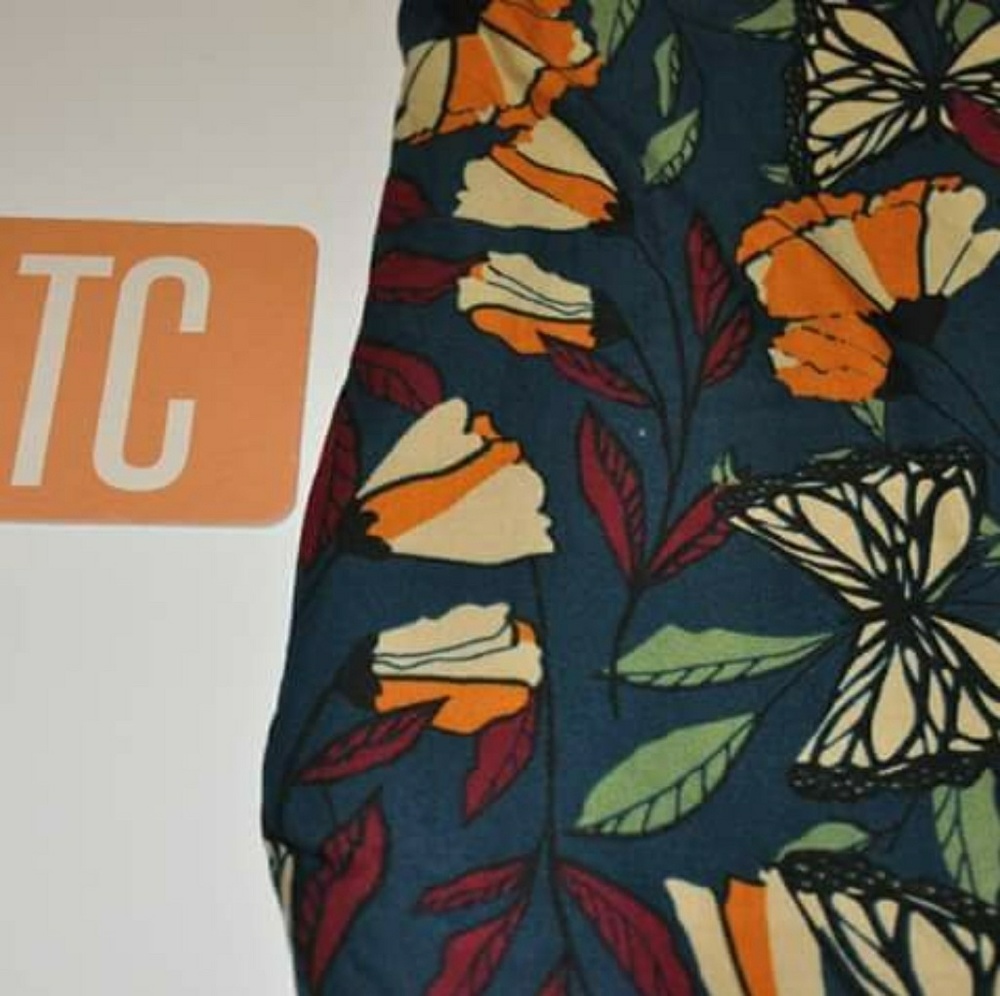LuLaRoe TC leggings butterflies